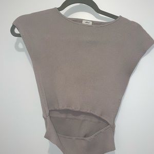 Wilfred Knit cut out top